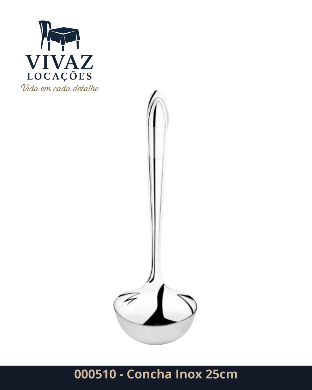 Concha Inox Ø 7cm - 25cm